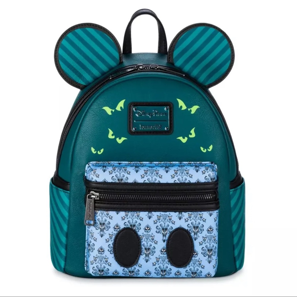 Loungefly Haunted Mansion Mickey Mouse: The Main Attraction Backpack